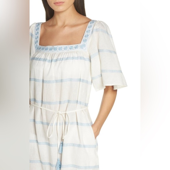 🌟NEW🌟Tory Burch Embroidered Ruffle Dress, Size XS - Picture 4 of 13